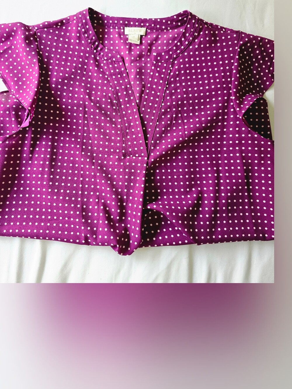 J.Crew Polka Dot Sleeveless Top Size 4